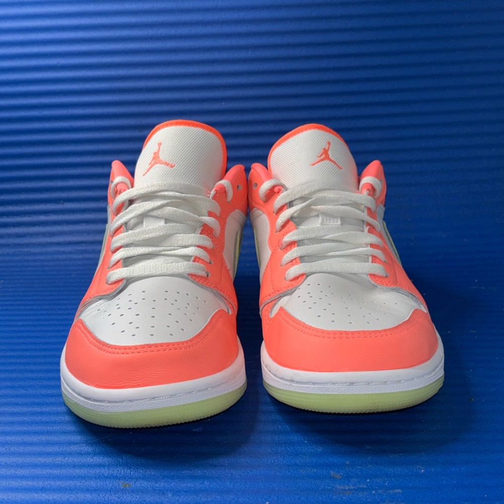 Size 10.5- Men’s Nike Air Jordan 1 Low SE Shoes Lava Glow White FN6772-671 - Picture 3 of 8